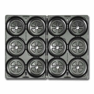 Tragepackung 12 (2x6) Mulden, Topfmass 9 cm, ohne Tragegriff