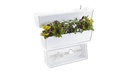 Blumenkasten VENEZIA weiss 80 cm, inkl. Wasserstandsanzeiger