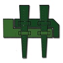 Erdspiess Stahl Cor-Ten unbeschichtet rostig 40.6 cm