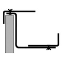 Blumenkasten-Halter anthrazit 2-fach verstellbar