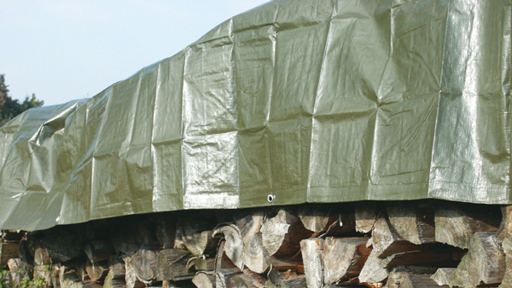 Gewebeplane «normal», 150 g/m², olivgrün, 6 x 8 m