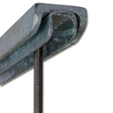 Klemmschiene U-Eisen verzinkt 130 cm