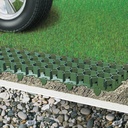 Rasengitterplatte, aus Kunststoff grün, 50x50 cm