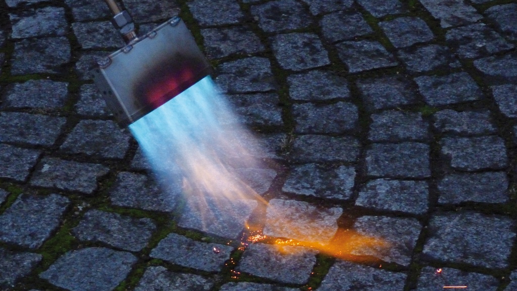 Tragbares Abflammgerät (thermischer Unkrautvernichter), 160 mm Arbeitsbreite