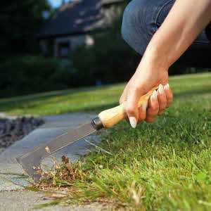 Plattenfugenreiniger (Fugenmesser) mit Griff, 28 cm lang