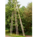 Baumleiter GUBLER aus Holz, 27 Sprossen, 7.35 m