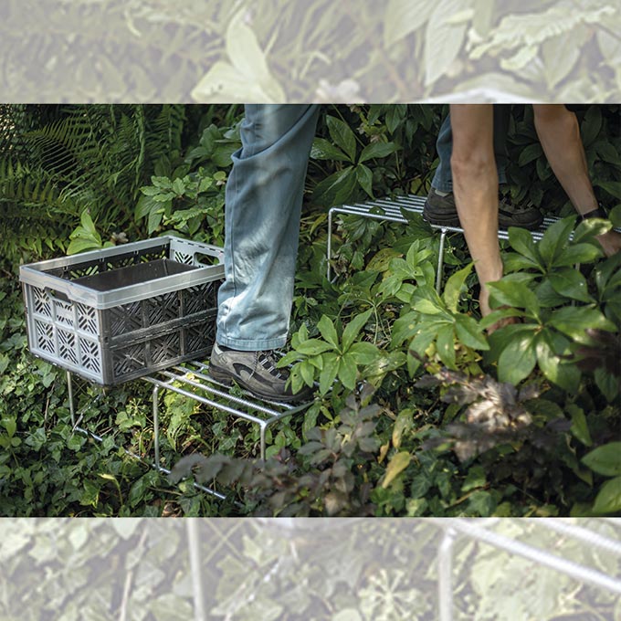 Böschungstritt doppelt