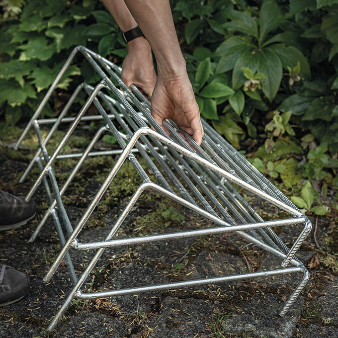 Böschungstritt doppelt