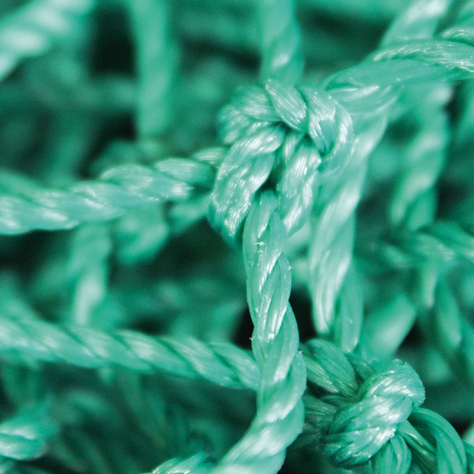 Schutznetz grün geknüpft, 250 x 350 cm