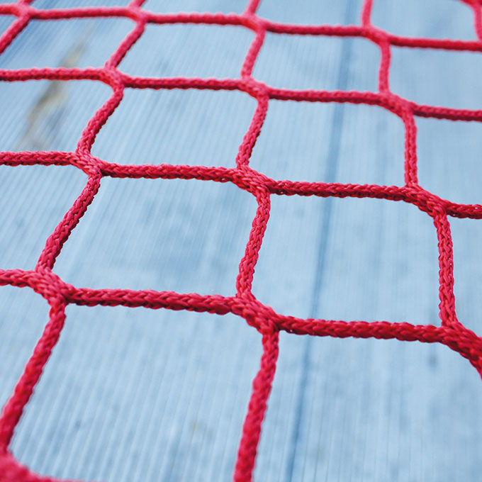 Abdecknetz rot knotenlos, 150 x 270 cm