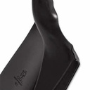 Spatenschaufel IDEAL mit Wellenschliff und Fiberglas-Stiel, Blattgrösse 30x22 cm