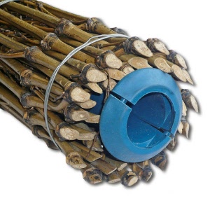 290.130.BAMBUS-Besen ohne Stiel mit Kunststoff-Stielhalterung