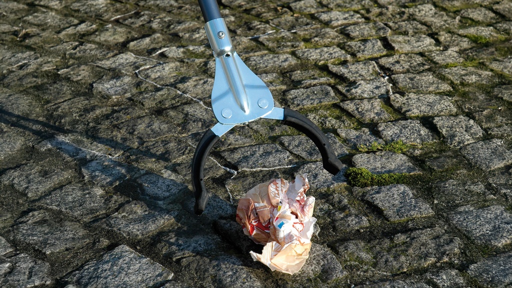 290.300_Abfallzange GREIFBOY mit Stahlgriff 105 cm lang