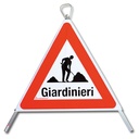 210.257_TRIOPAN-Faltsignal, Signal 1.14 «Giardinieri», tagesleuchtend, Grösse 90 cm