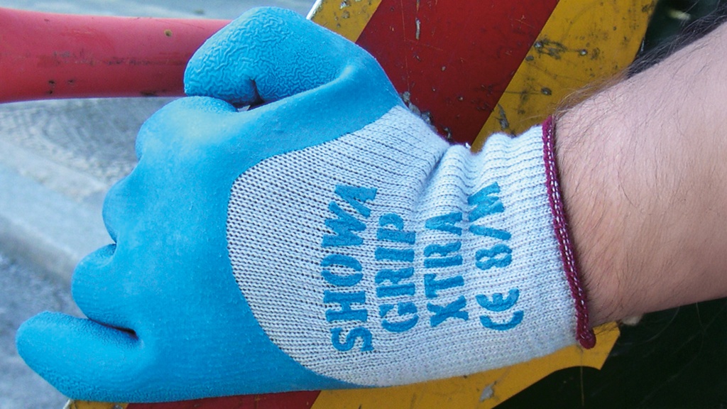 282.350.10_Schutzhandschuhe SHOWA GRIP XTRA blau, Grösse 10/XL