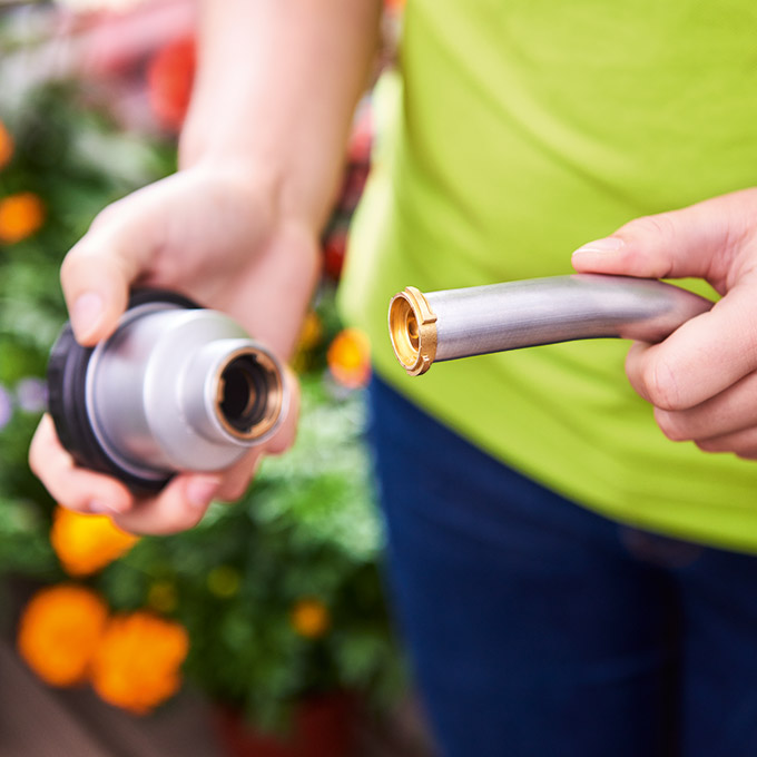 154.220_Giesskopf aus Leichtmetall Ø 72 mm, Bajonett-Verschluss