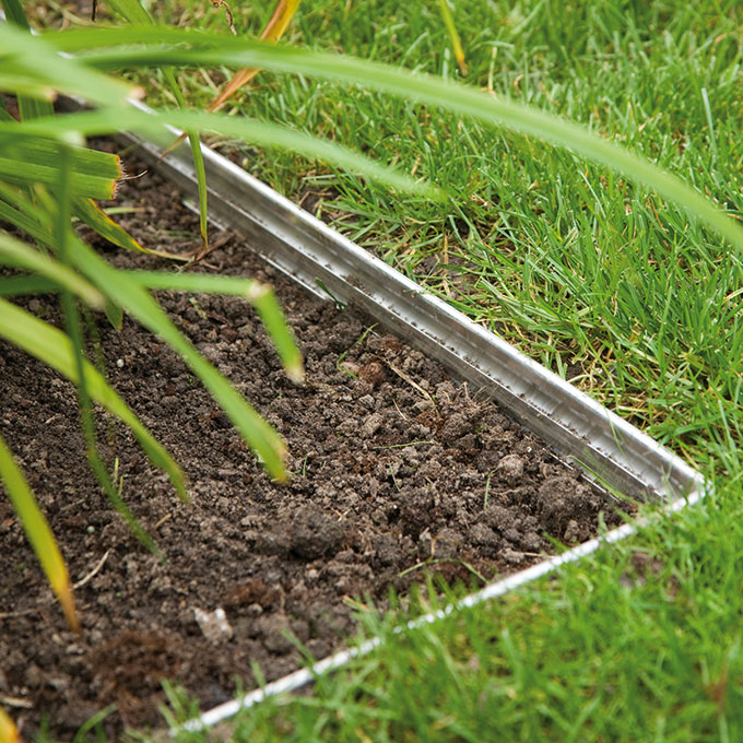 Randbegrenzung Aluminium silber 3.2 mm x 10.2 cm