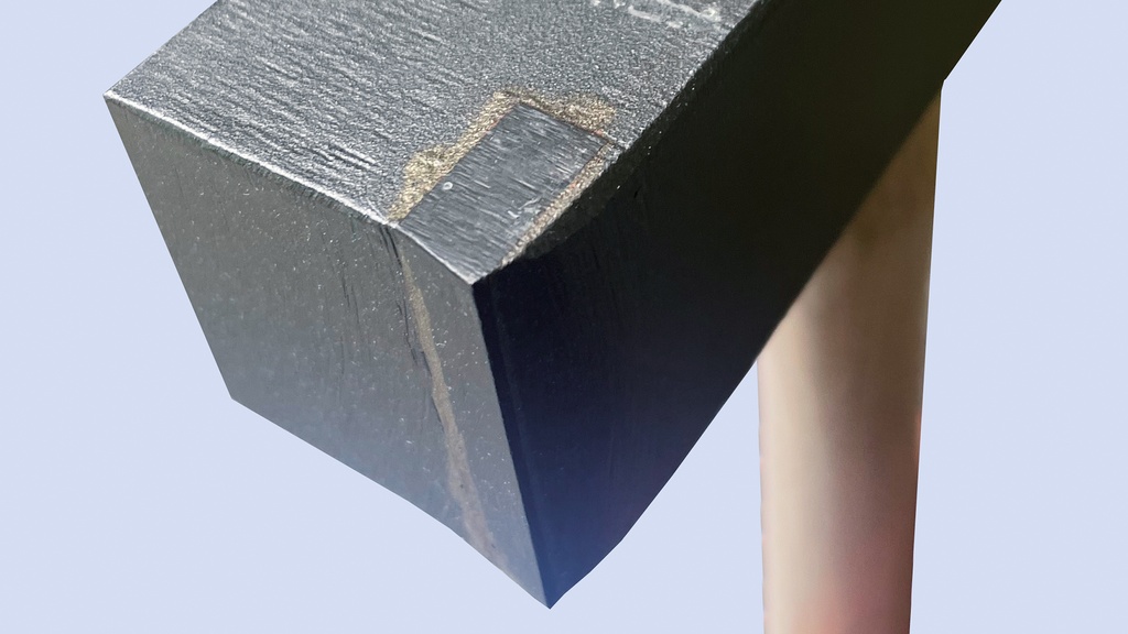 Bossierhammer DIAMONT, mit Stiel, 2 kg