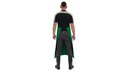 280.150_Schürze aus Trevira grün, 120 cm lang