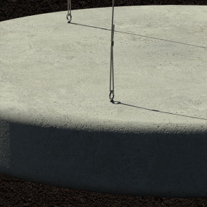 Wurzelballenverankerung GRIPPLE CFK 4 mit Ringschraube