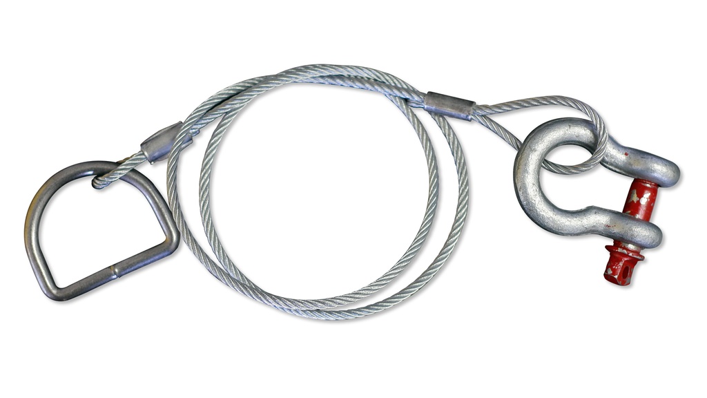Wurzelballenverankerung mit Schäkel, Baumhöhe 4-6 m