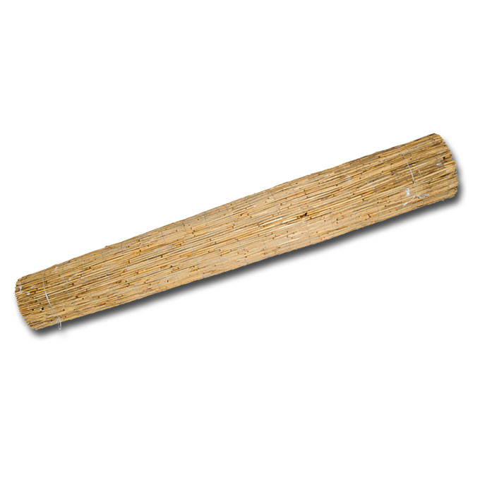 Schilfrohrmatte 200 cm breit, Rolle à 6 m