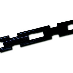 Baumbinder (Kettenbinder) No. 5, schwarz, 25.4x3.8 mm, Rolle à 25 m