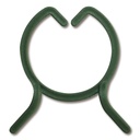 Pflanzenclip 13 mm Ø, Beutel à 1000 Stück