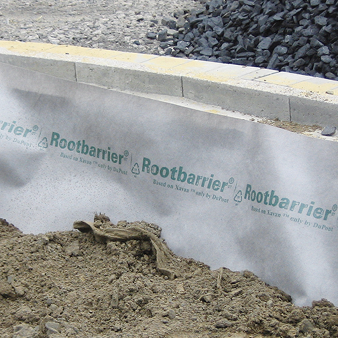 Toile anti-racines ROOTBARRIER® 325 g/m², longueur 50 m, largeur 130 cm
