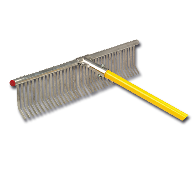 Rasenrechen ALU-STAR mit Stiel, 58 cm breit