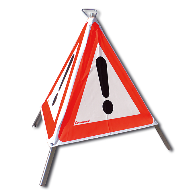 TRIOPAN-Faltsignal, andere Gefahren Signal 1.30, tagesleuchtend, Grösse 90 cm