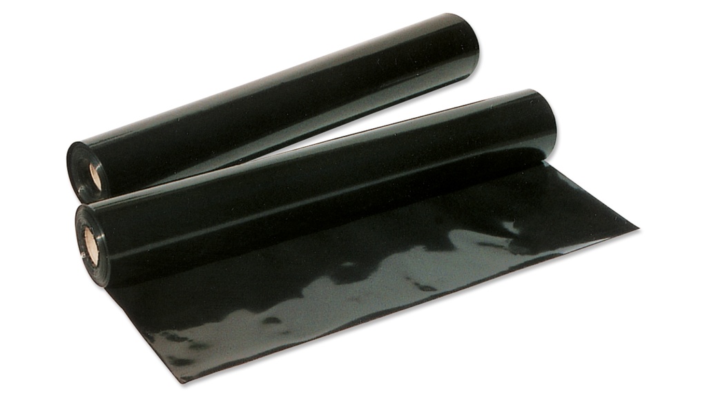 PE-Folie schwarz, Länge 50 m, Breite 300 cm, Dicke 0.15 mm