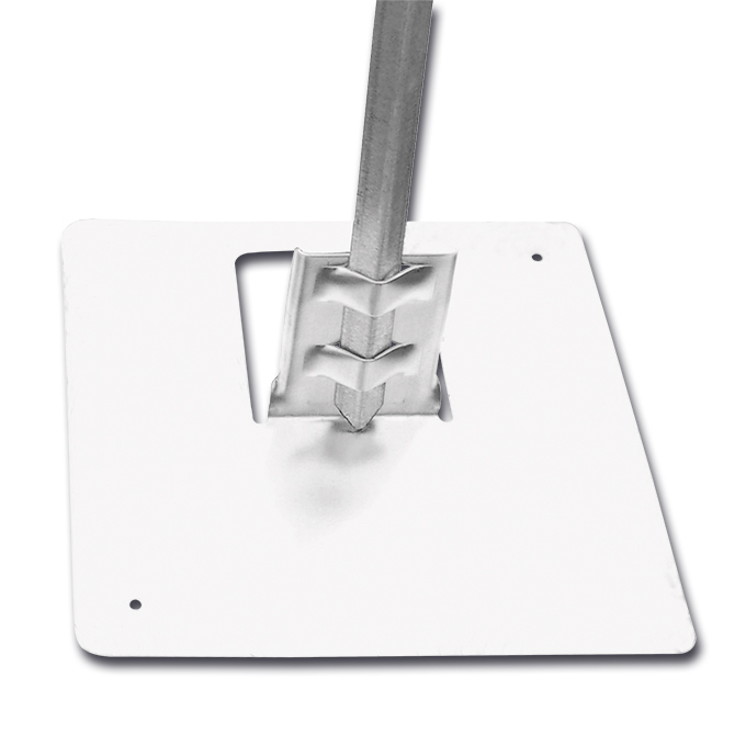 Fussplatte 25.4 x 25.4 cm