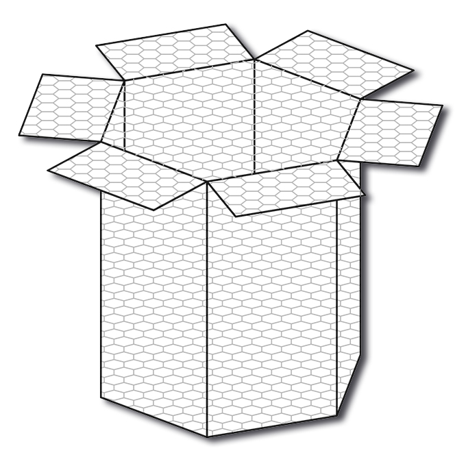 Wühlmauskorb roh 50 x 50 cm