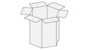 Corbeilles de protection contre les campagnols brut 50 x 50 cm