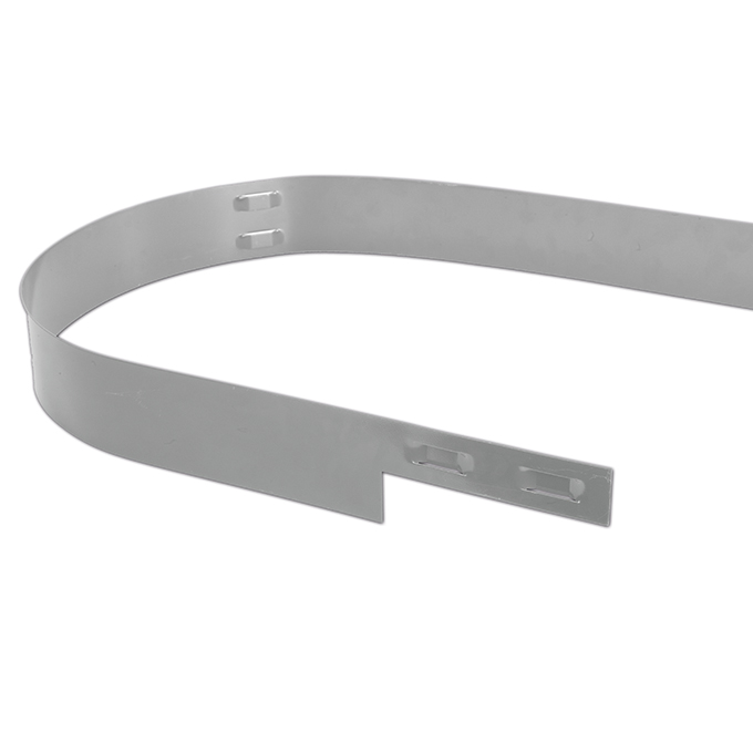 Randbegrenzung Edelstahl, Höhe 10.2 cm, Dicke 2 mm