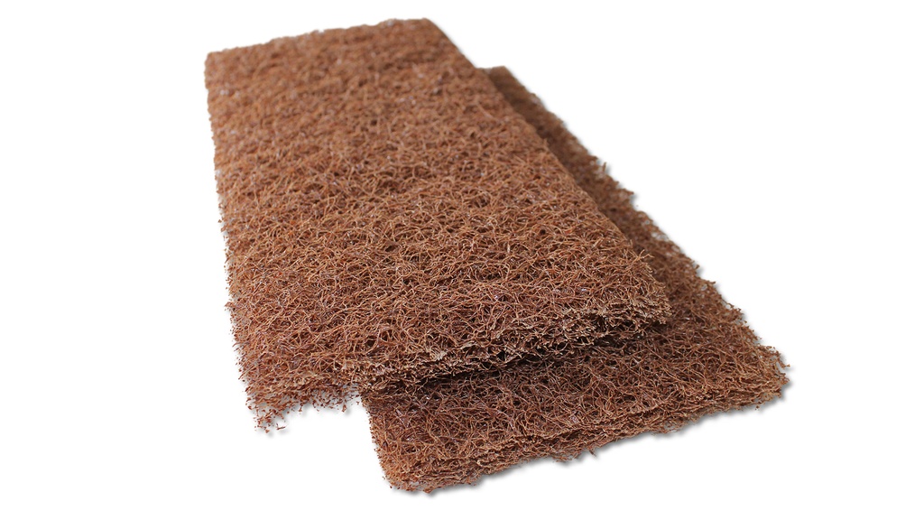 Pad pour polir 115 x 255 x 25 mm brun, 10 pièces