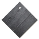 Ardoise losange perforée Ø 7 mm, 95 x 95 mm