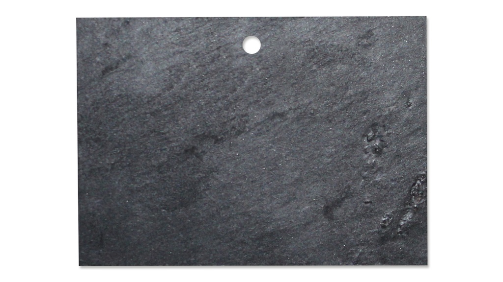 Schiefertafel eckig mit Loch 7 mm Ø, 120 x 100 mm
