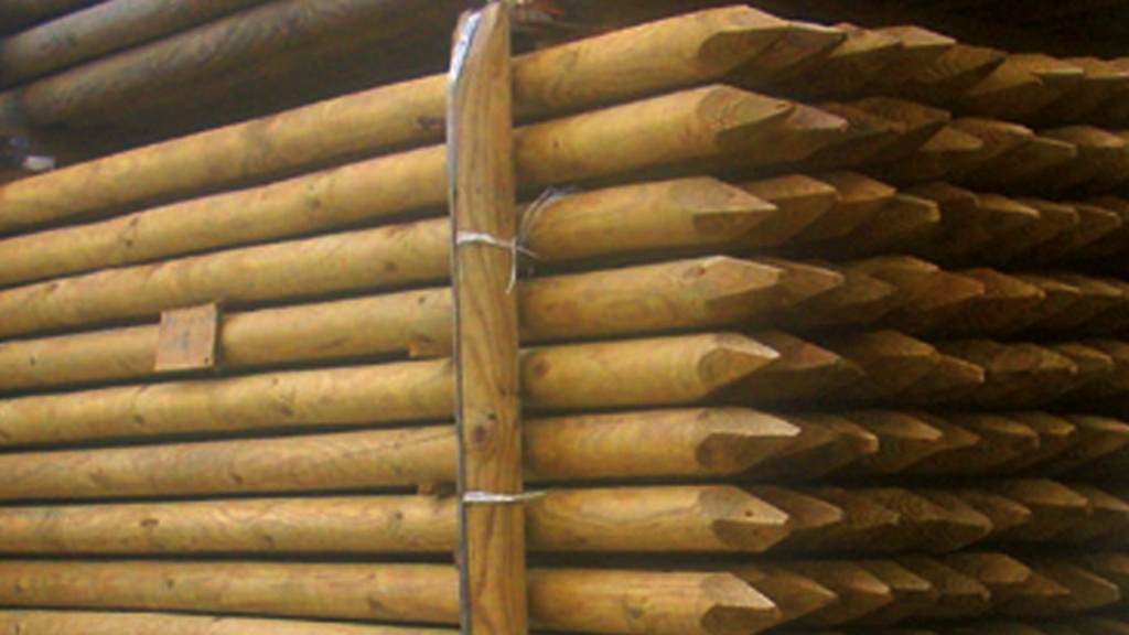 Baumpfahl Ø 70 mm, 300 cm lang