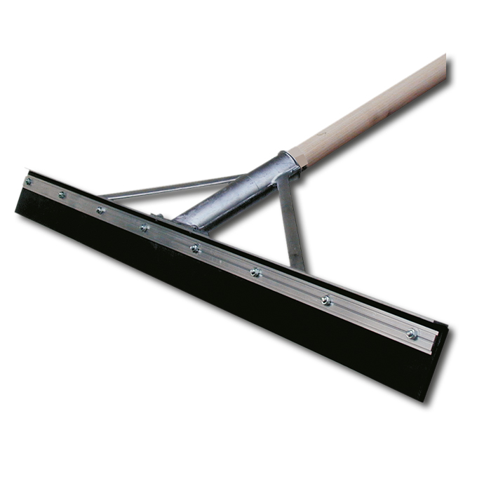 Racloir en caoutchouc largeur 80 cm, avec manche 170 cm