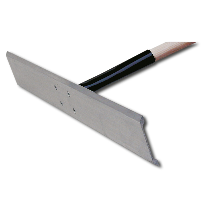 Rablet à goudron avec des bords renforcés, largeur 70 cm, avec manche 170 cm