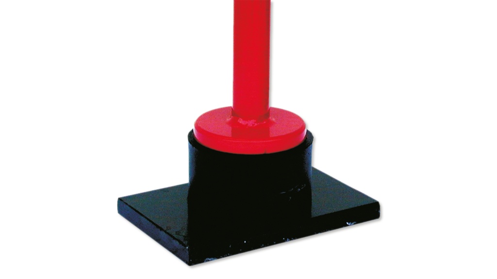 Dame à main amortissant les chocs, grandeur 18 x 12 cm, poids 5.9 kg