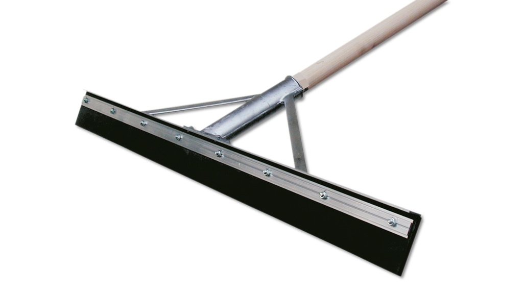Gummischieber 120 cm breit, mit Stiel 170 cm