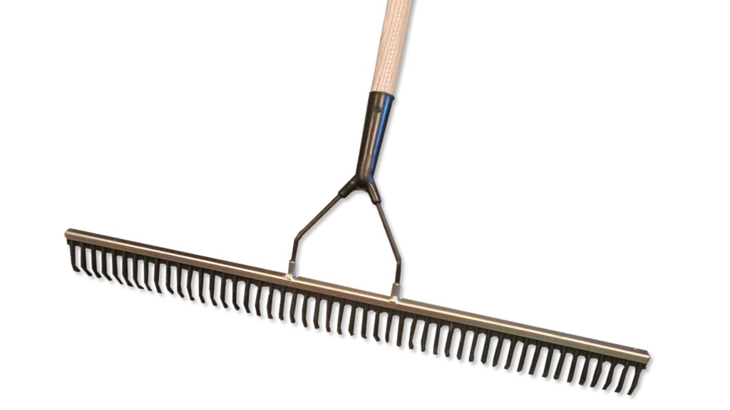 Râteau de caoutchouc 49 dents, largeur 75 cm