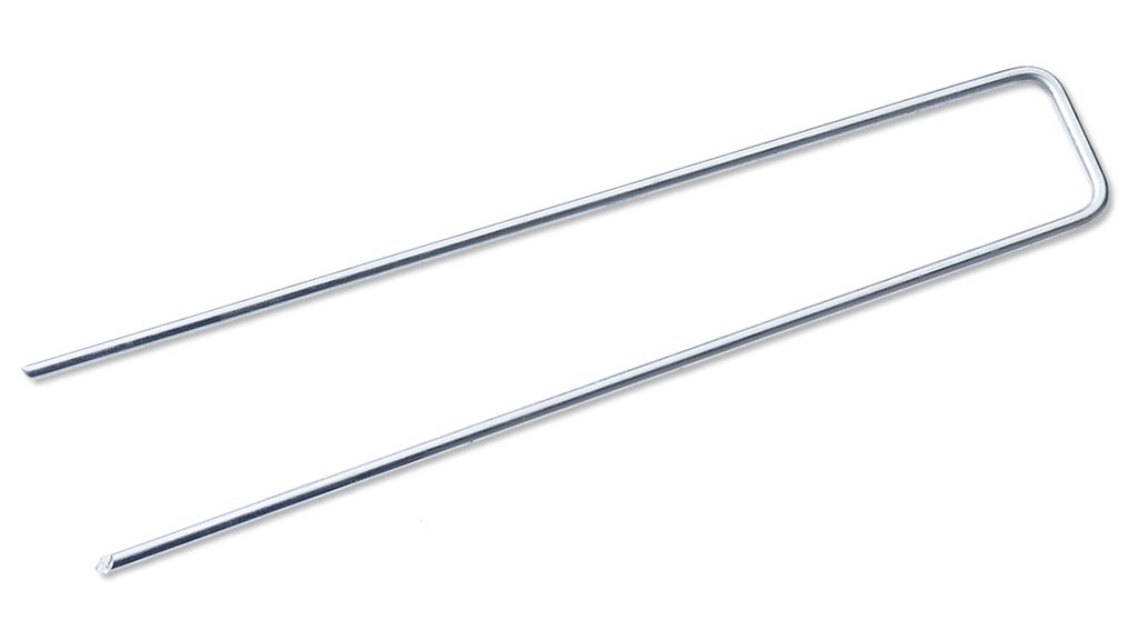 Agraffe U-förmig verzinkt 23 x 3 x 23 cm, 250 Stück