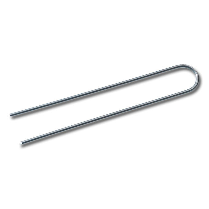 Agrafe en U non zinguée 15 x 3 x 15 cm, 250 pièces