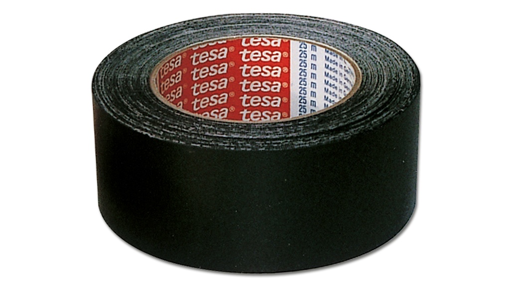 Klebeband TESA schwarz 25 m x 50 mm