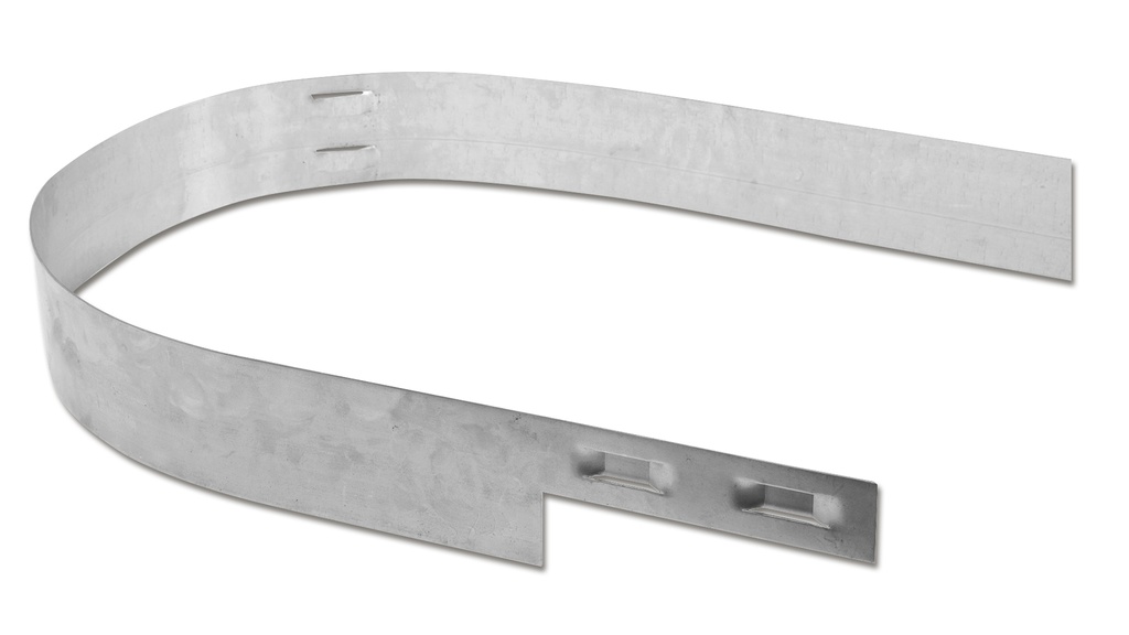 Bordure en acier galvanisée, hauteur 10.2 cm, épaisseur 2 mm