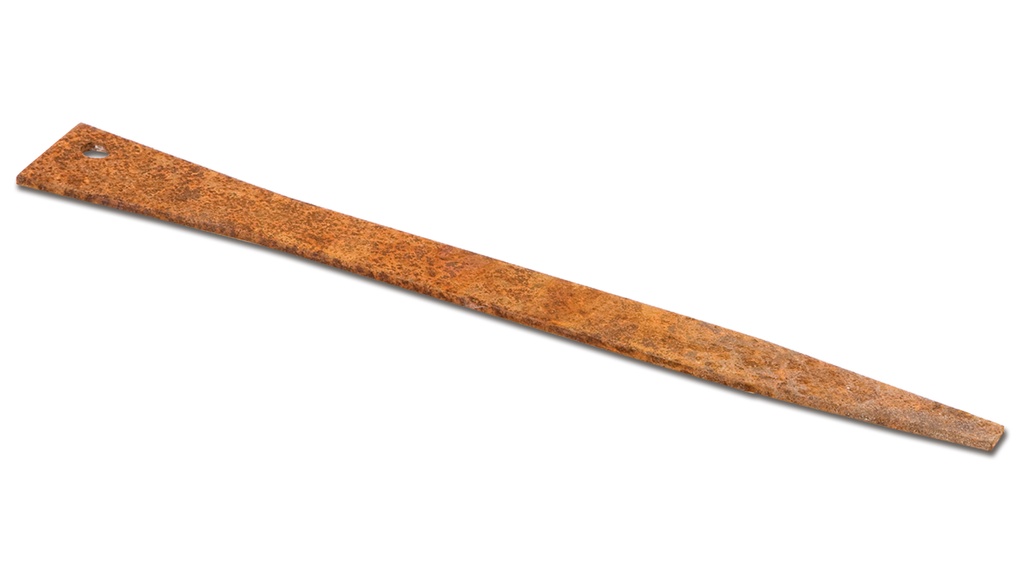 Broche acier Cor-Ten non revêtue rouillée 40.6 cm